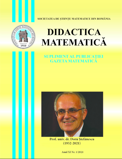 Didactica Matematica - nr. 1/2021