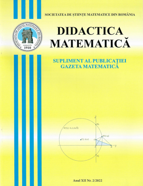 Didactica Matematica - nr. 2/2022