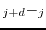 $\ga_{j+d}-\ga_j$