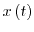 $x\left( t\right) $