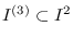$I^{(3)} \subset I^{2}$