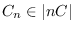 $C_n\in\vert nC\vert$
